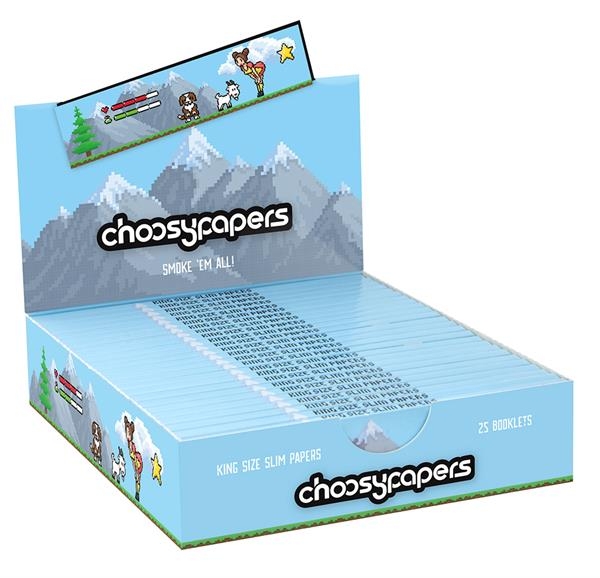 Choosypapers King Size Slim Zigarettenpapier "Pixel - Heidi"